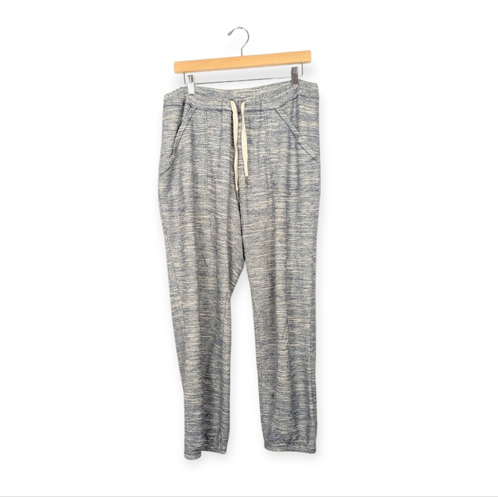 Saturday Sunday Marled Blue Drawstring Lounge Women Jogger Sweatpants Size L